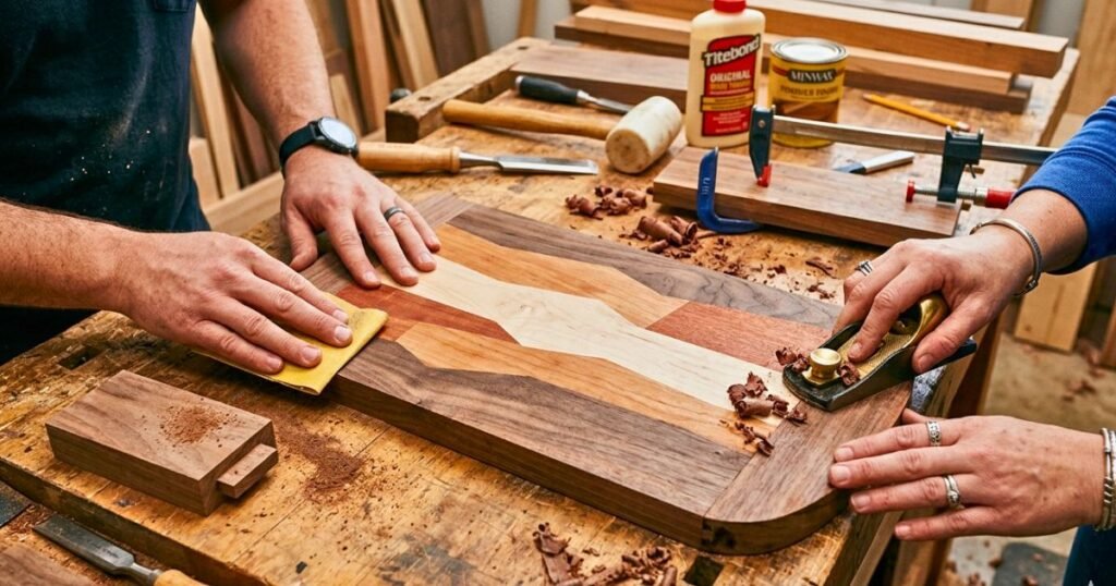 How to Build a Wood Charcuterie Board Add Custom Details (Optional)