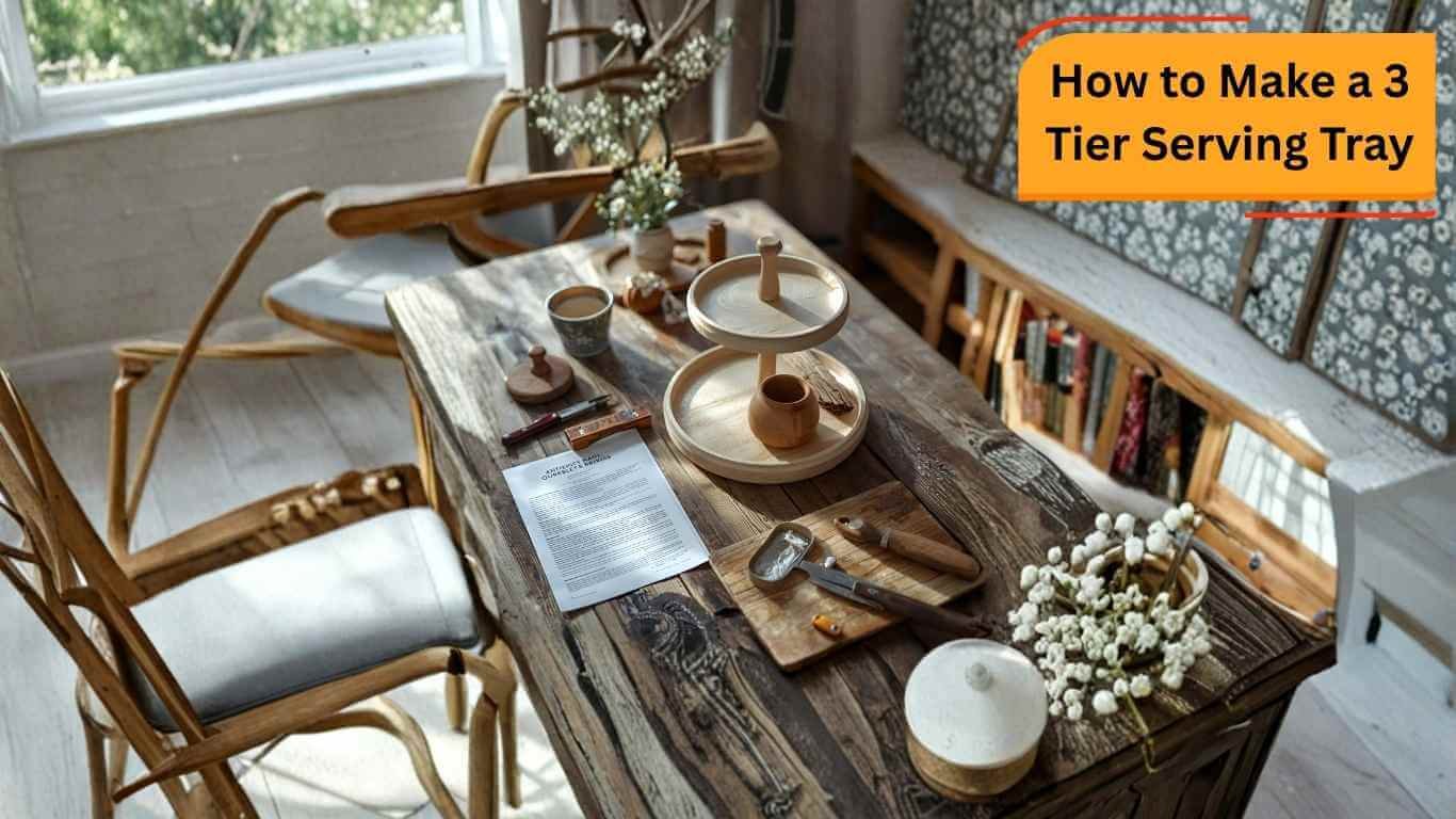 How to Make a 3 Tier Serving Tray