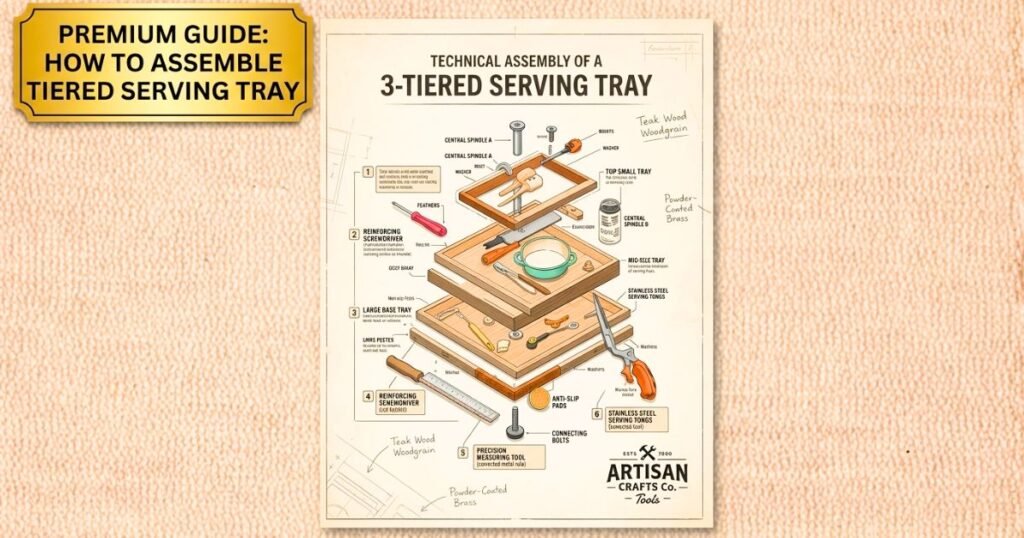 How to Make a 3 Tier Serving Tray
