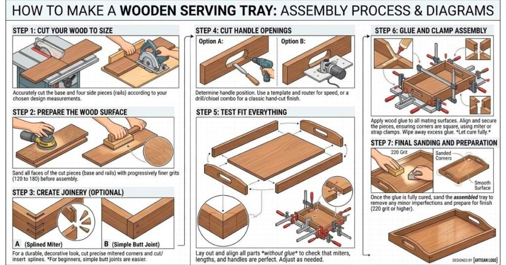 How to Make a Wooden Serving Tray?