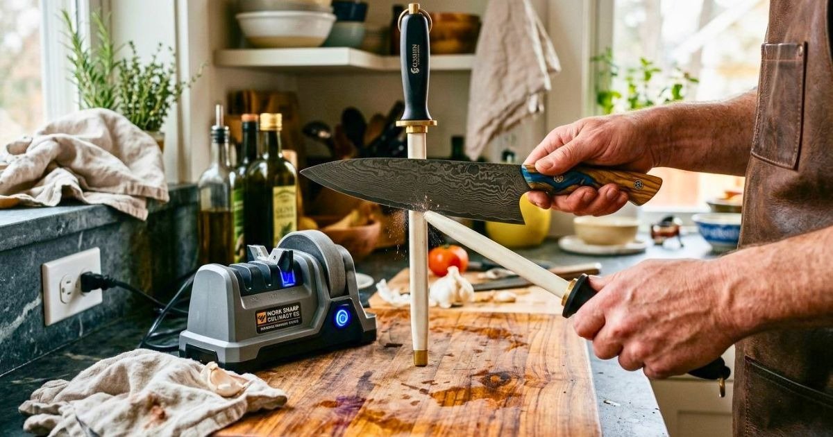 How to Sharpen and Hone Your Kitchen Knives?