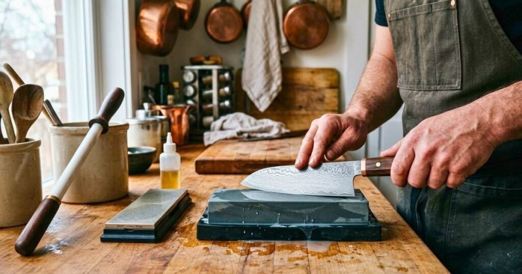 How to Sharpen and Hone Your Kitchen Knives? Manual Sharpeners