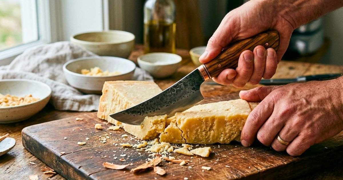 Knife Struggles with Hard Cheese
