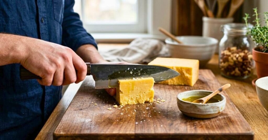 Stop Cheese Sticking to a Knife