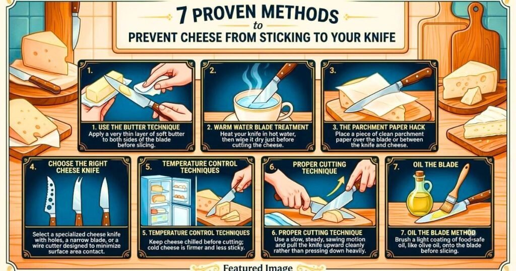Stop Cheese Sticking to a Knife