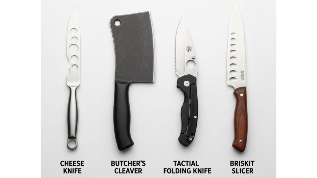 Types of Knives With Holes