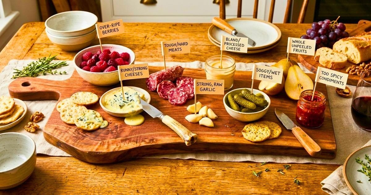 What are 8 Things to Avoid on a Charcuterie Board