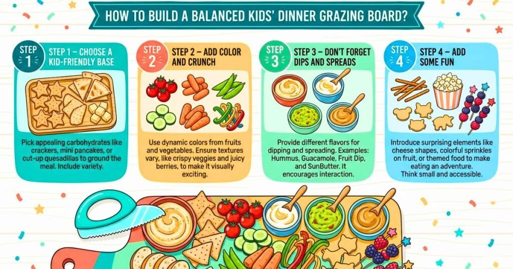 How to Build a Balanced Kids' Dinner Grazing Board?