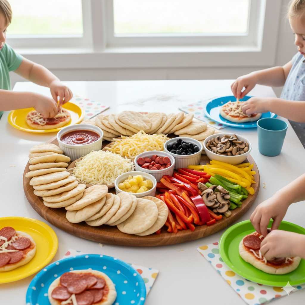 Mini Pizza Night Grazing Board