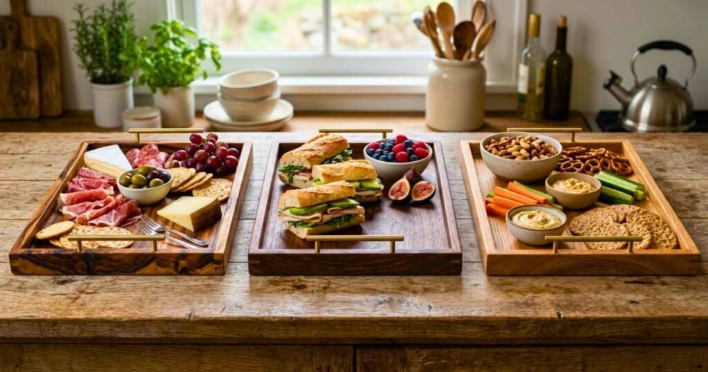 Best Wood for Serving Trays Acacia vs Walnut vs Oak Guide
