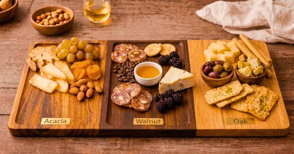 Best Wood for Serving Trays Acacia vs Walnut vs Oak Guide
