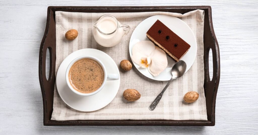 Wooden Coffee Table Tray Decor Ideas