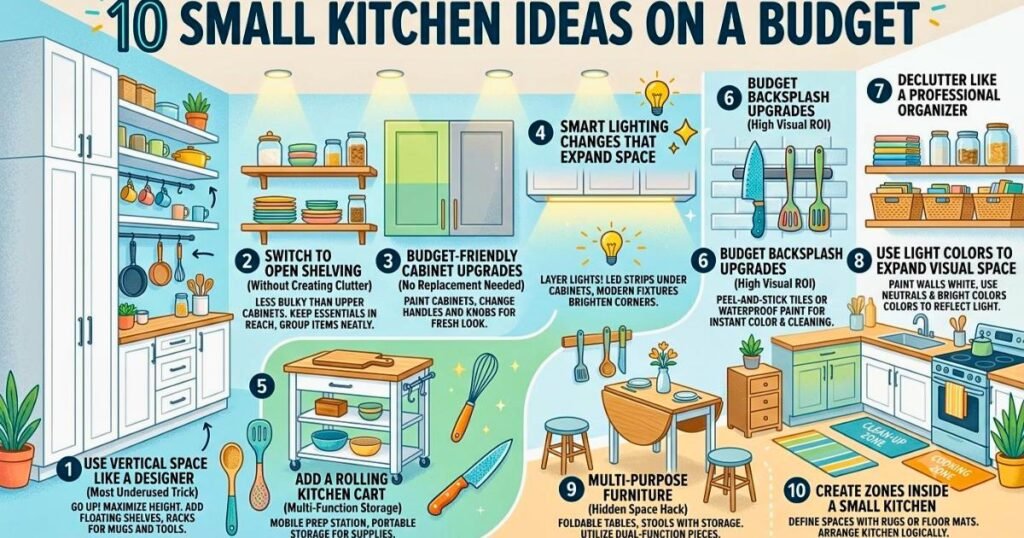 10 Small Kitchen Ideas on a Budget (High-Impact Strategies)