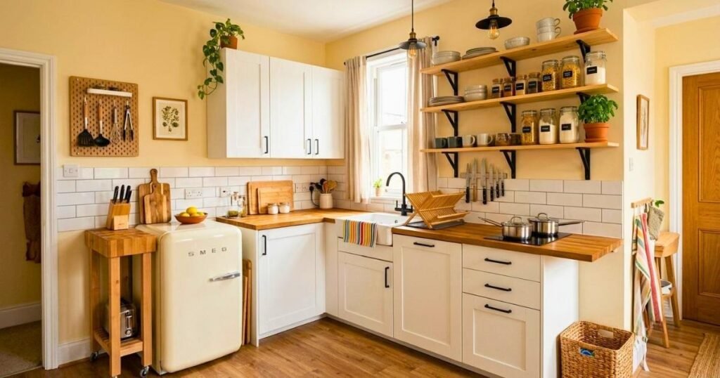 Create Zones Inside a Small Kitchen