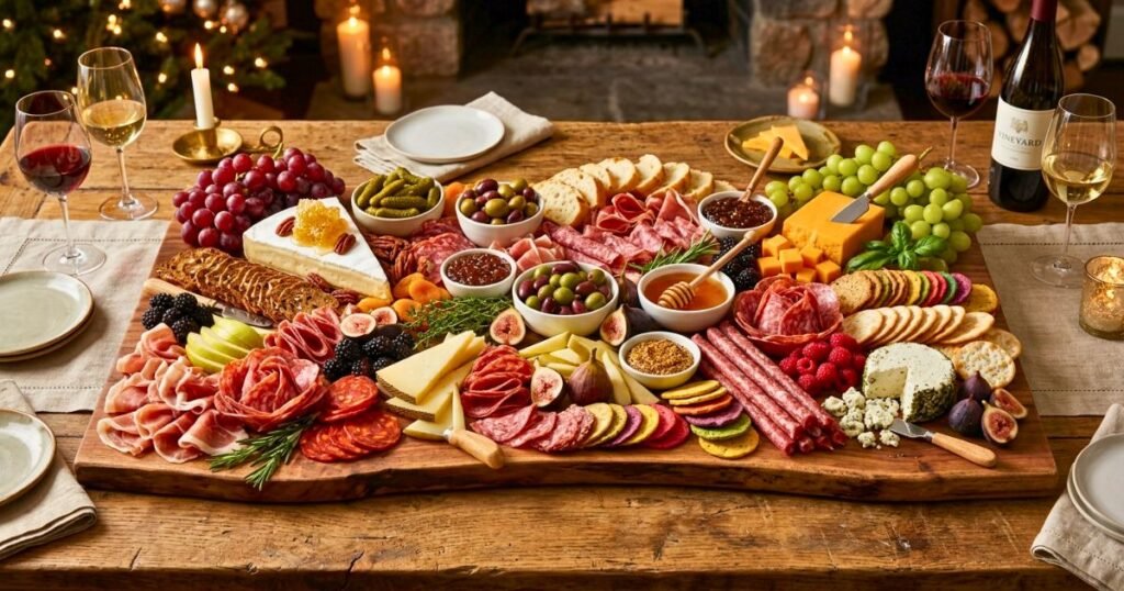 How to Arrange a Large Charcuterie Board