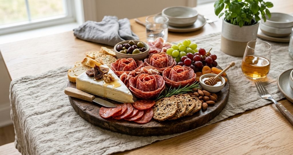 Best Cheese and Meat Pairings for a Round Charcuterie Board
