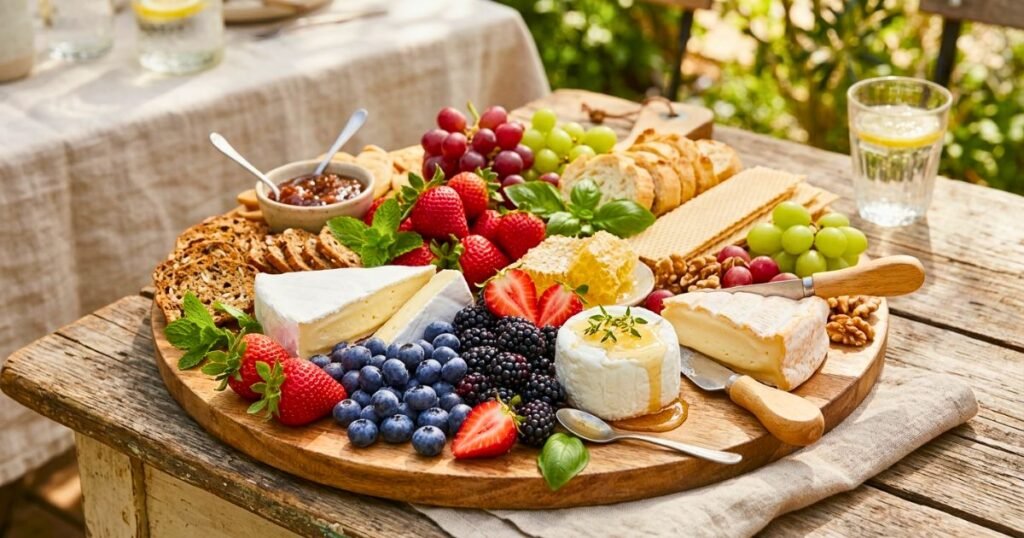 Simple Charcuterie Board Ideas with Fresh Fruit