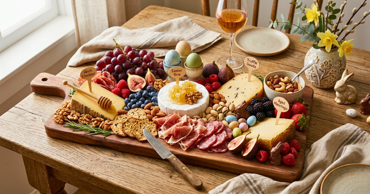 21 Easter Charcuterie Board Ideas for Adults Featured