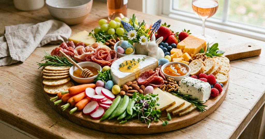 Easter Picnic Charcuterie Board