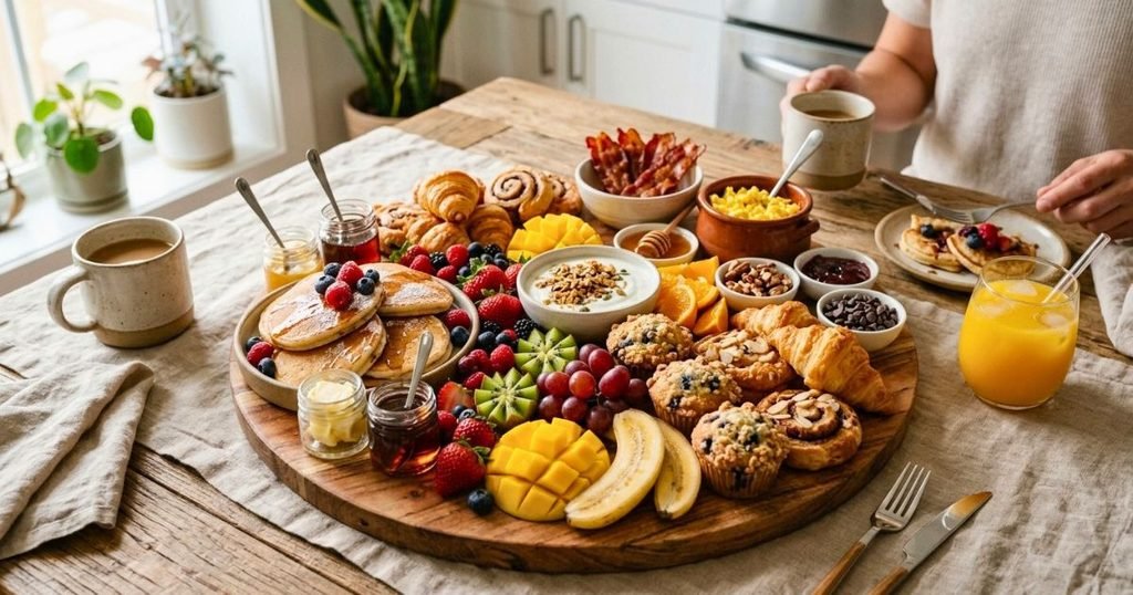Breakfast Charcuterie Board Recipes Featured