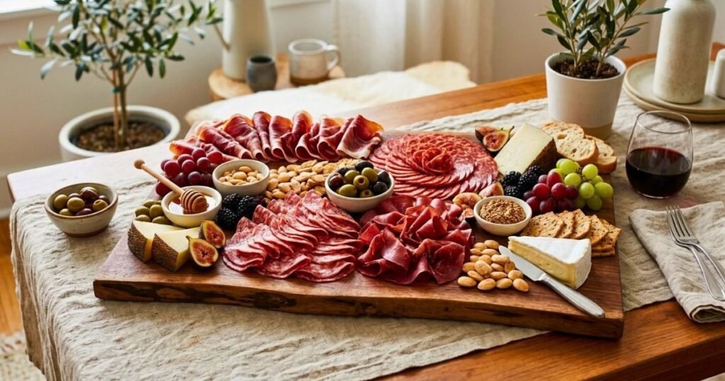 What Goes on a Charcuterie Board for Beginners Featured